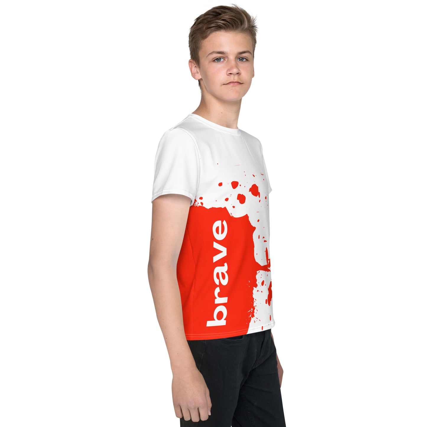 Inspire BRAVE - Youth crew neck t-shirt