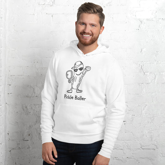 Pickle Baller - Unisex hoodie - White