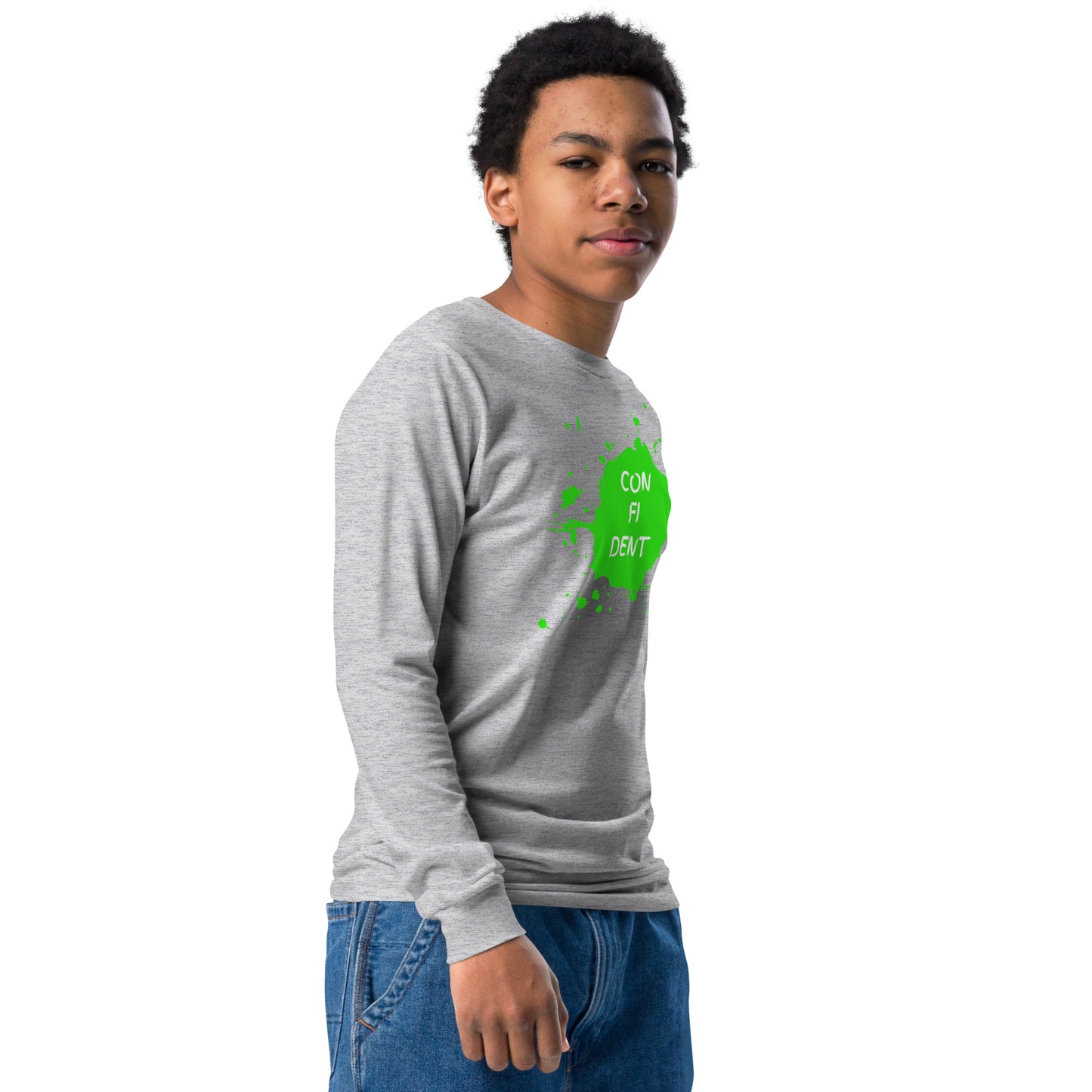 CONFIDENT - Youth long sleeve tee