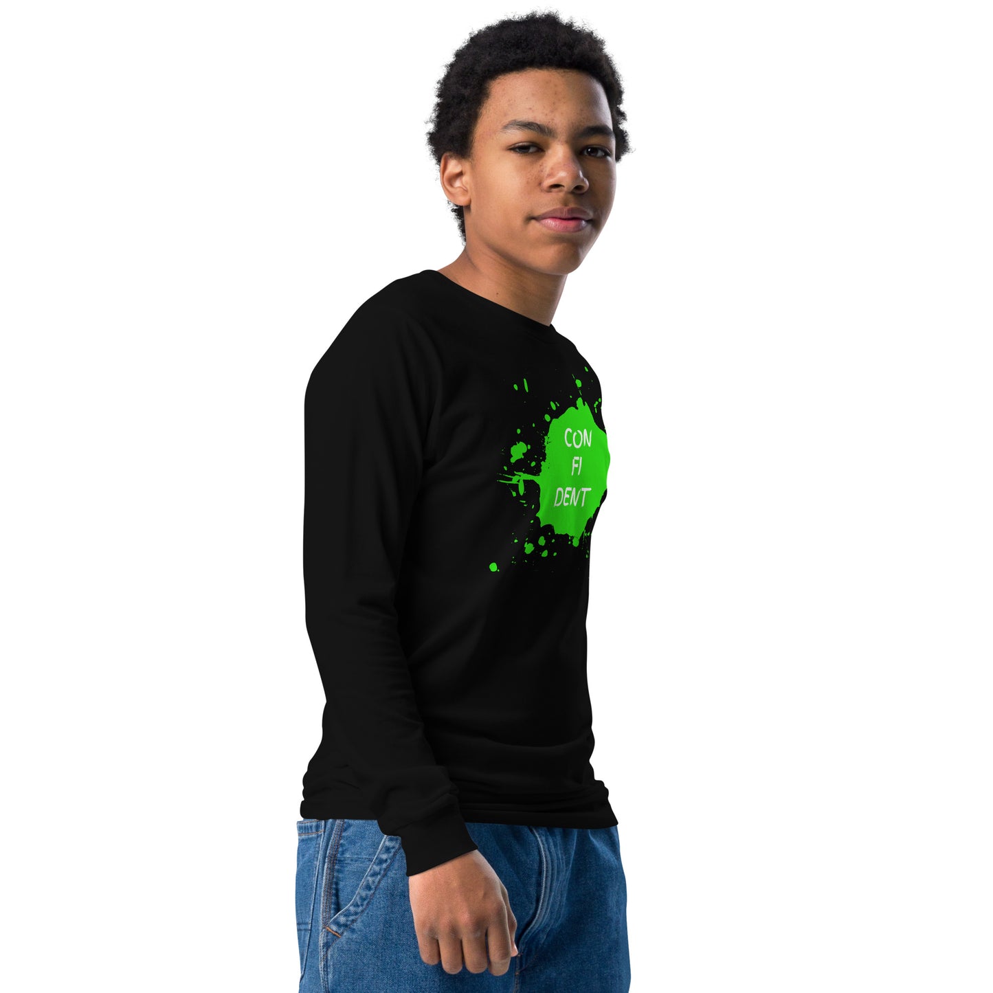 CONFIDENT - Youth long sleeve tee