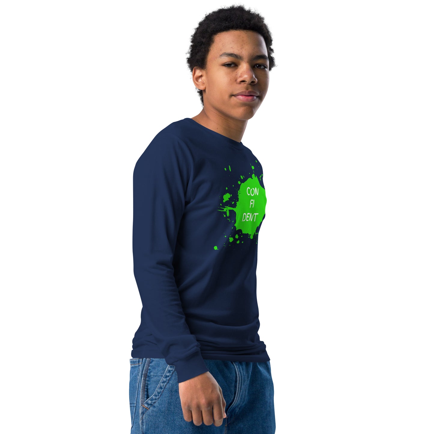 CONFIDENT - Youth long sleeve tee