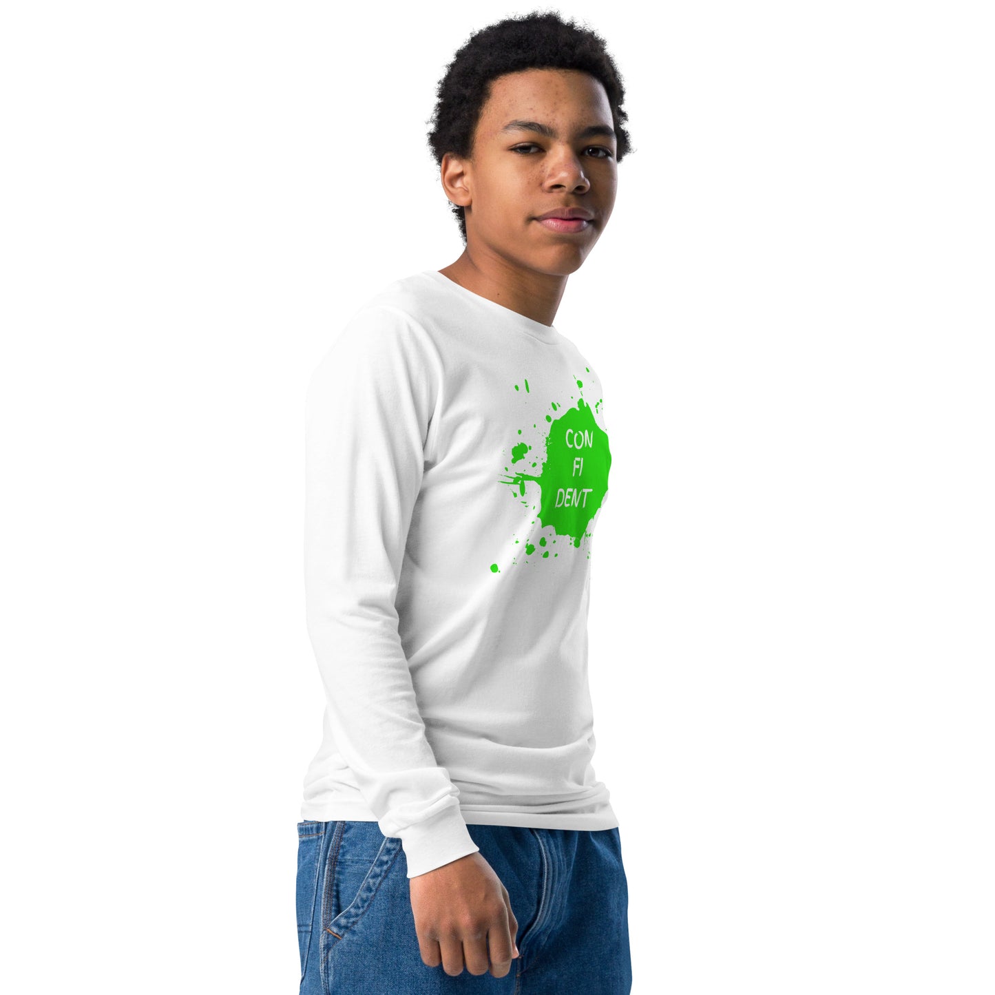 CONFIDENT - Youth long sleeve tee